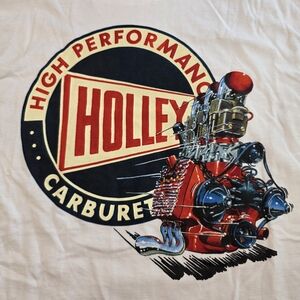 Holley High Performance Carburetor Blower Flathead T-Shirt NWOT 3X Dual Print